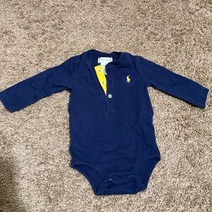 Ralph Lauren 3m long sleeve onesie
